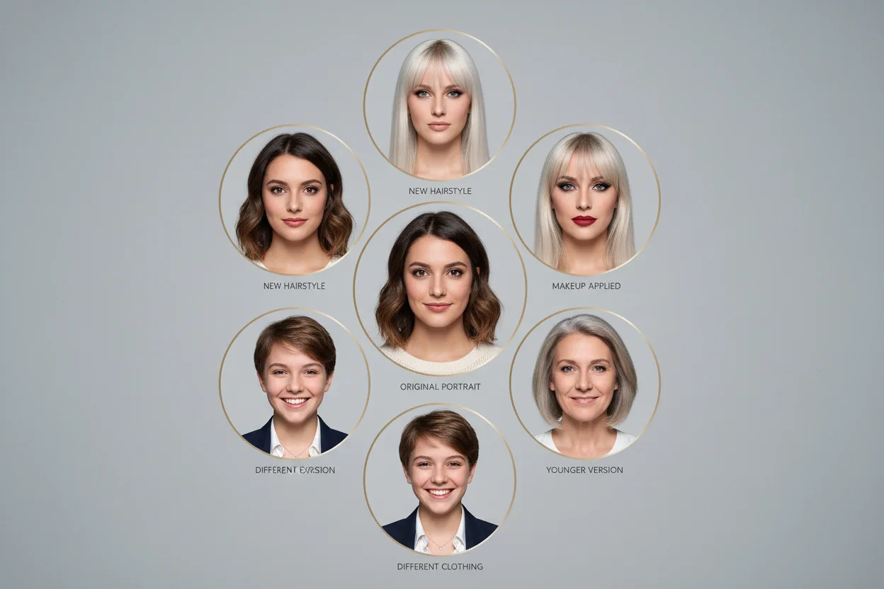 Verschiedene KI-Porträt-Verbesserungs- und Transformations-Tools