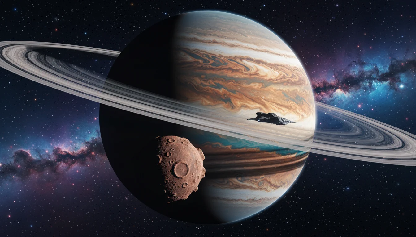 Epic Space Exploration Scene