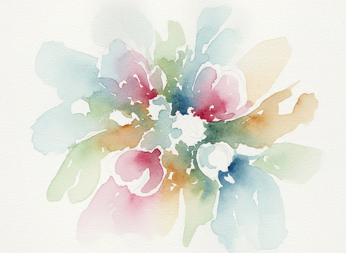 Delicate Watercolor Painting
