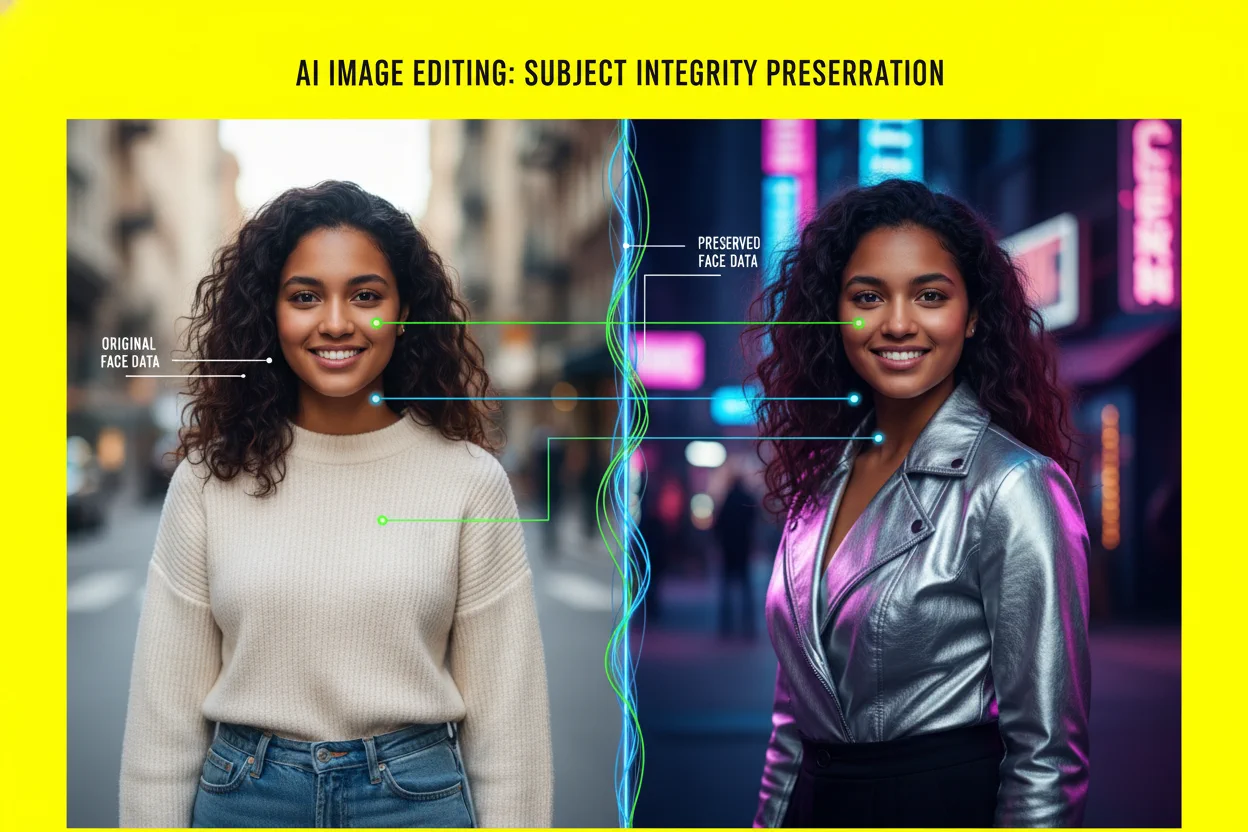 KI-Bildbearbeitungsvergleich zeigt Bewahrung der Subjektintegrität