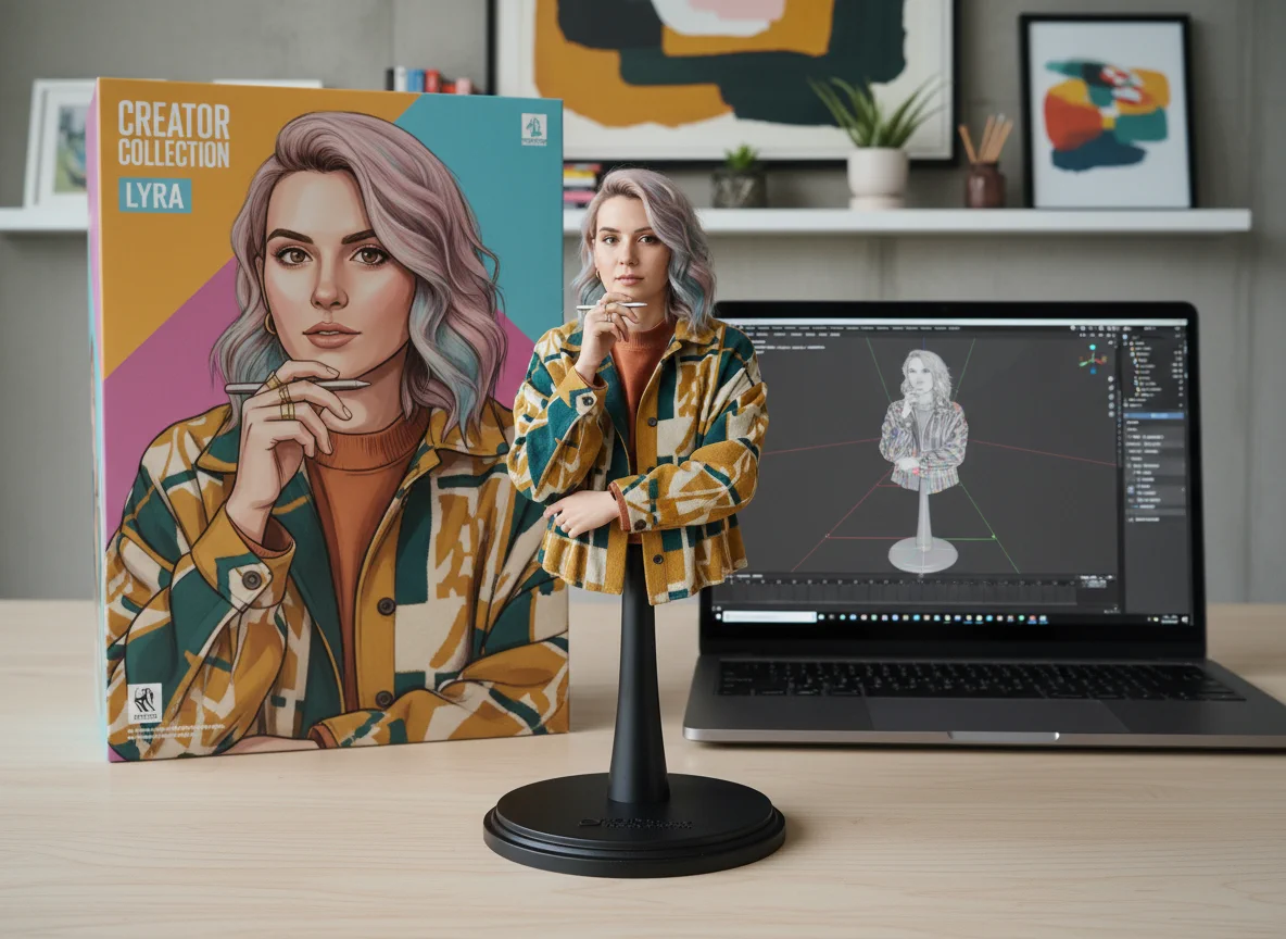 Design and customize AI action figures with simple text prompts in AiPose - After