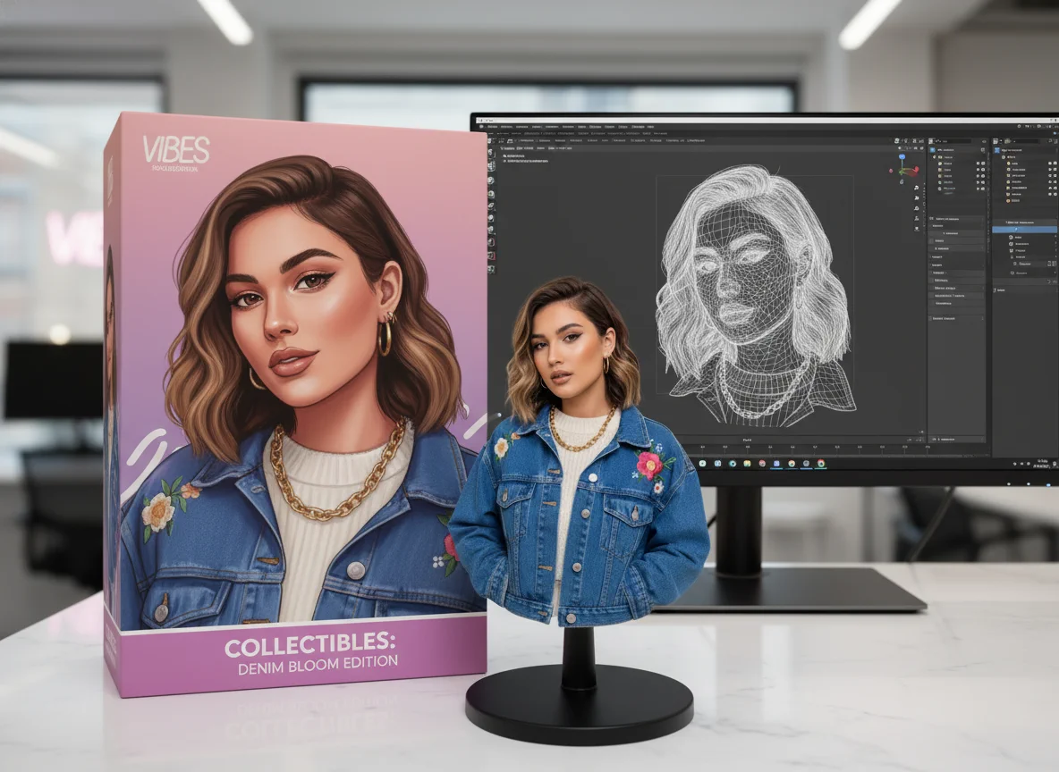 Share AiPose-generated action figures on social media platforms - After