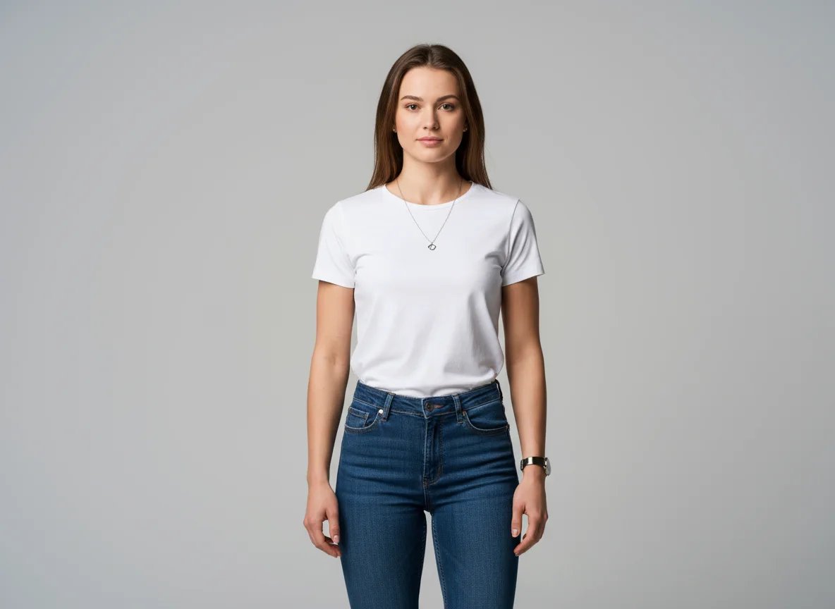 KI Kleidung Entferner - Virtuelles Dessous und Bademode Vorschau-Tool - Before