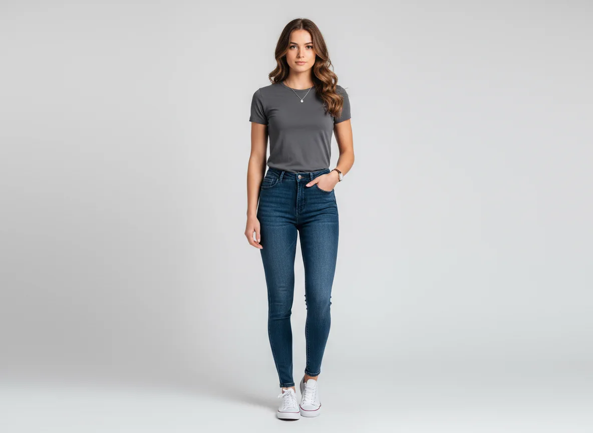 Virtuelle Dessous und Bademode Shopping-Vorschau - Before