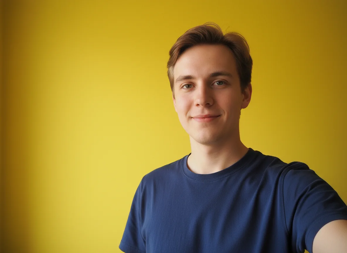 AI headshot generator in action - Before