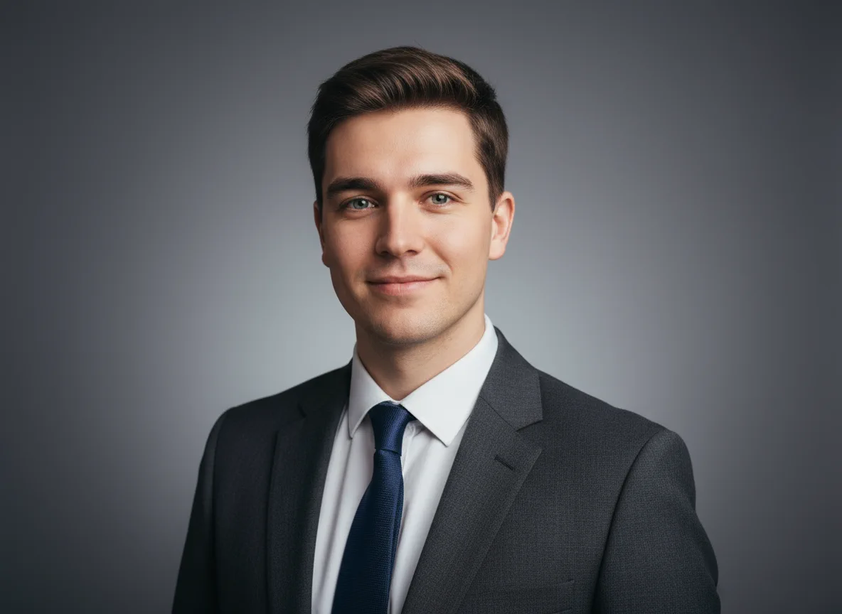 Professional LinkedIn profile headshot - After