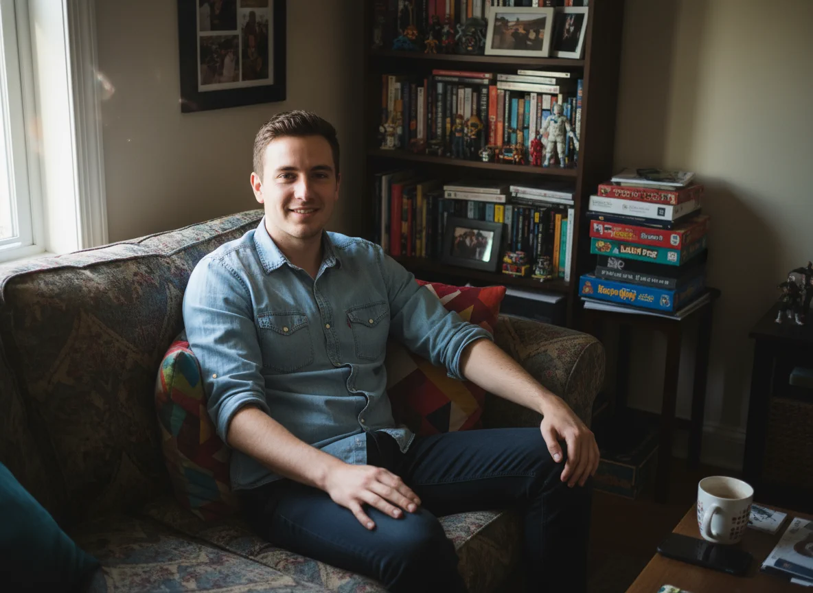 Professional resume and CV headshot - Before