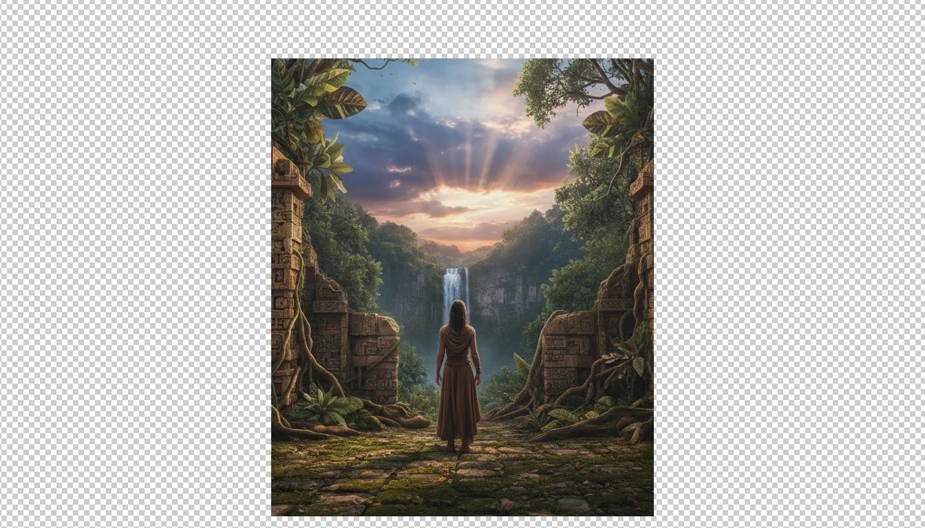 AI smart fill for natural image expansion - Before