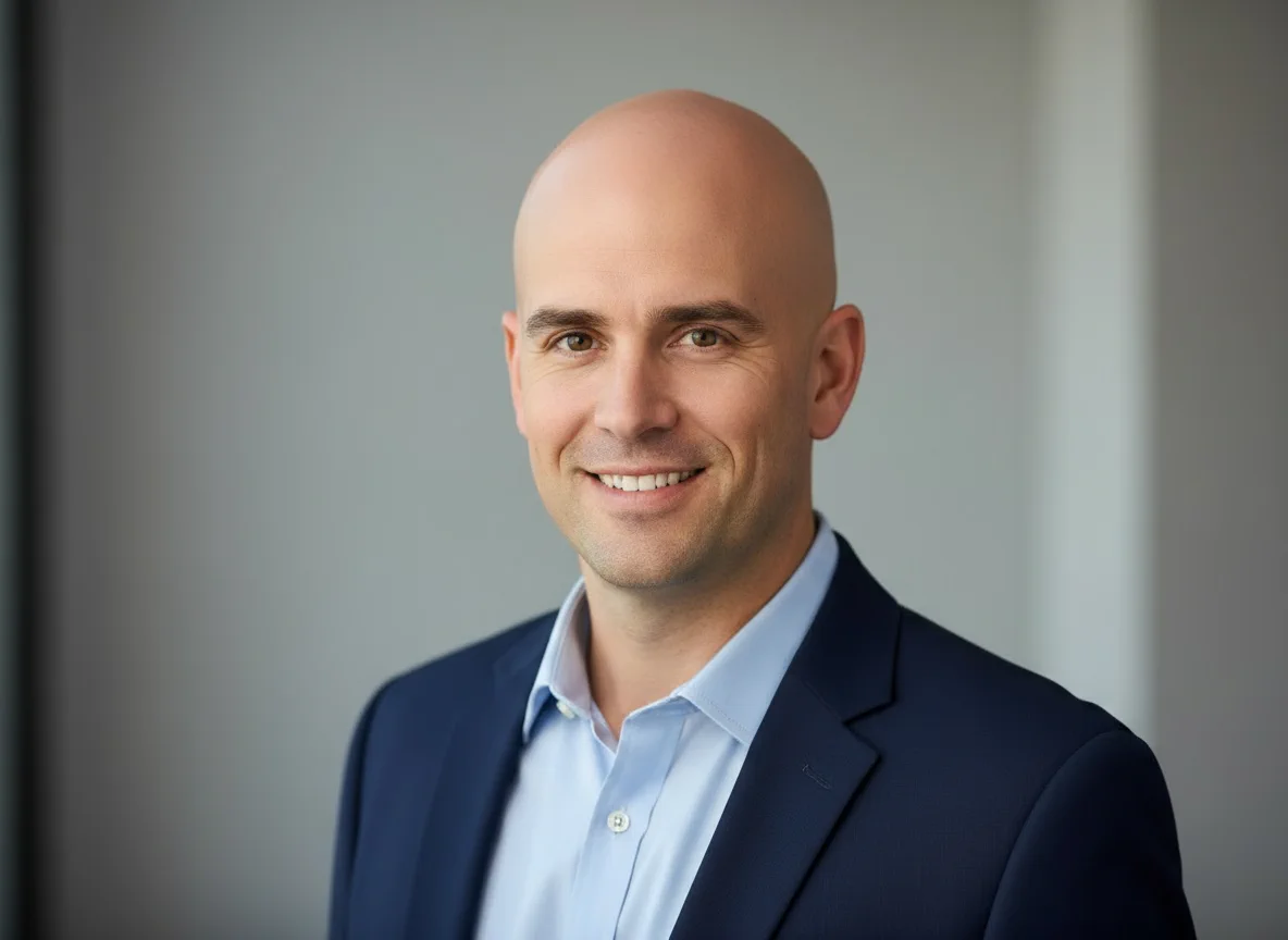 Bald filter showing realistic bald preview transformation - After