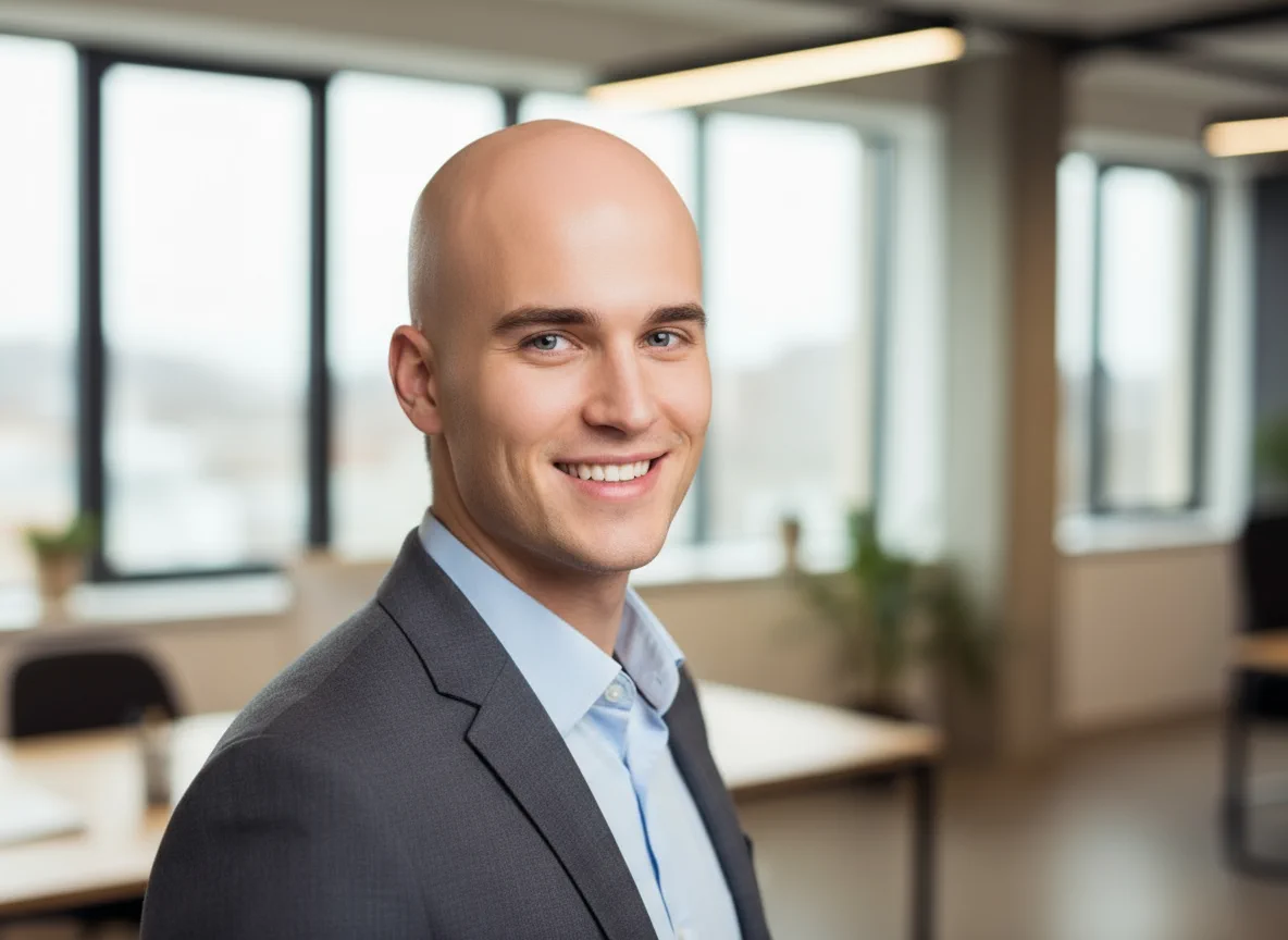 Instant bald preview with AI bald filter - After