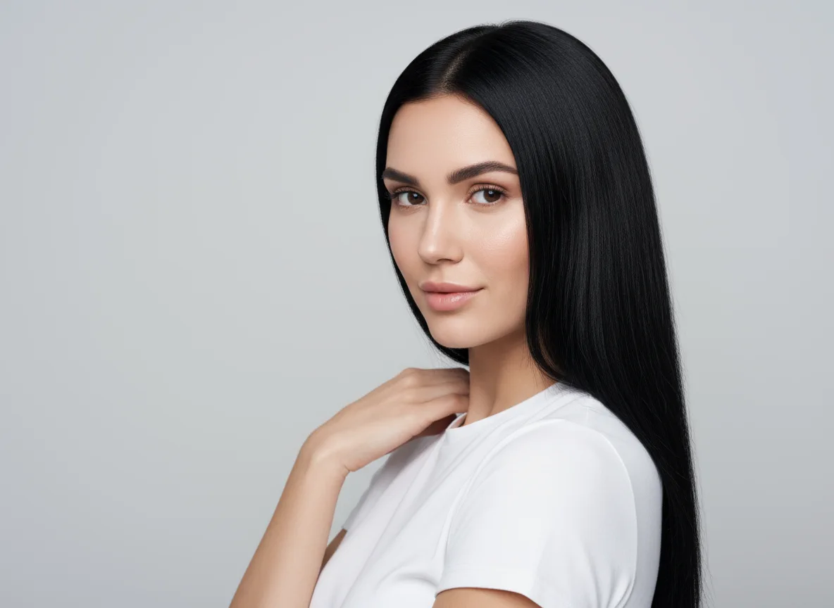 Change hair color in image - Before