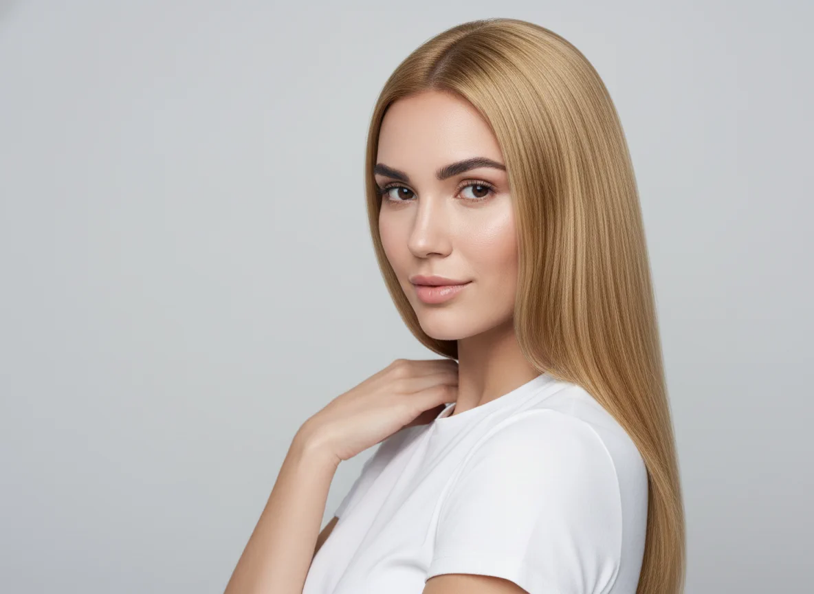 Change hair color in image - After