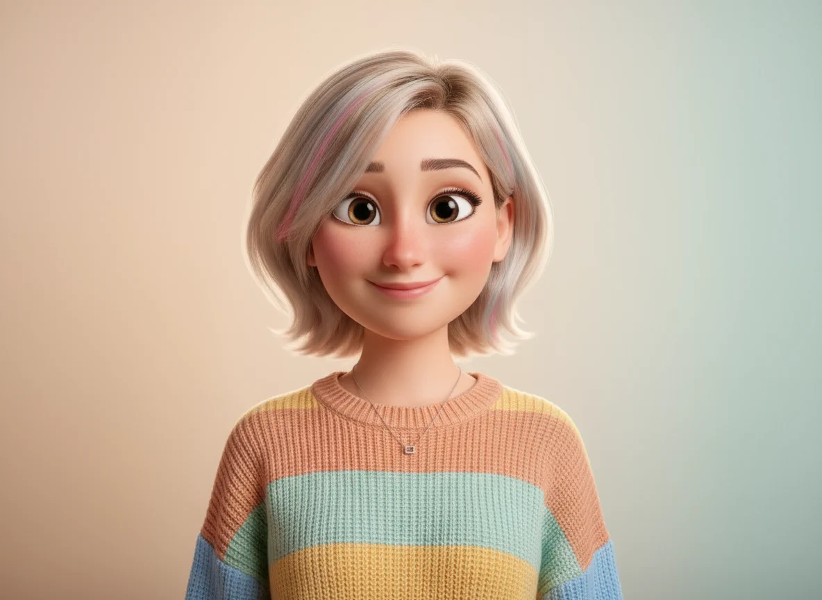One-click AI 3D model generator creating Pixar-style characters - After