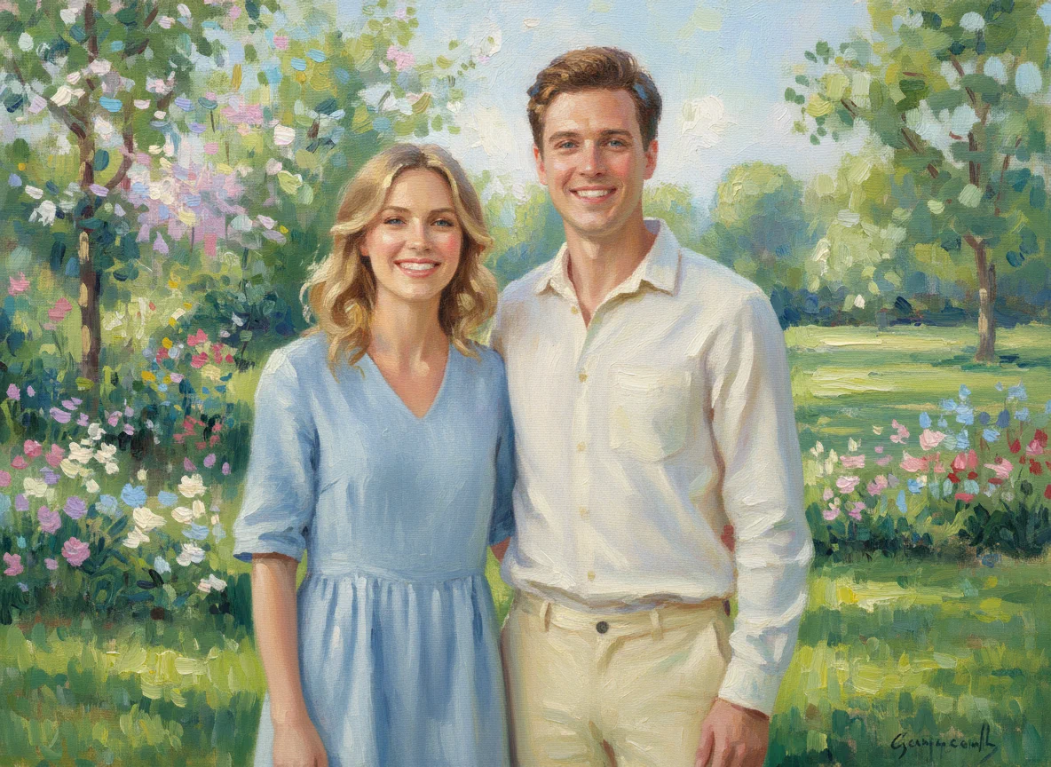 High-quality impressionist art output - After