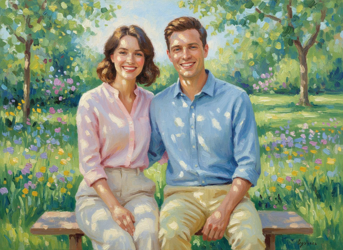 Gallery of impressionist paintings created with free unlimited access - After