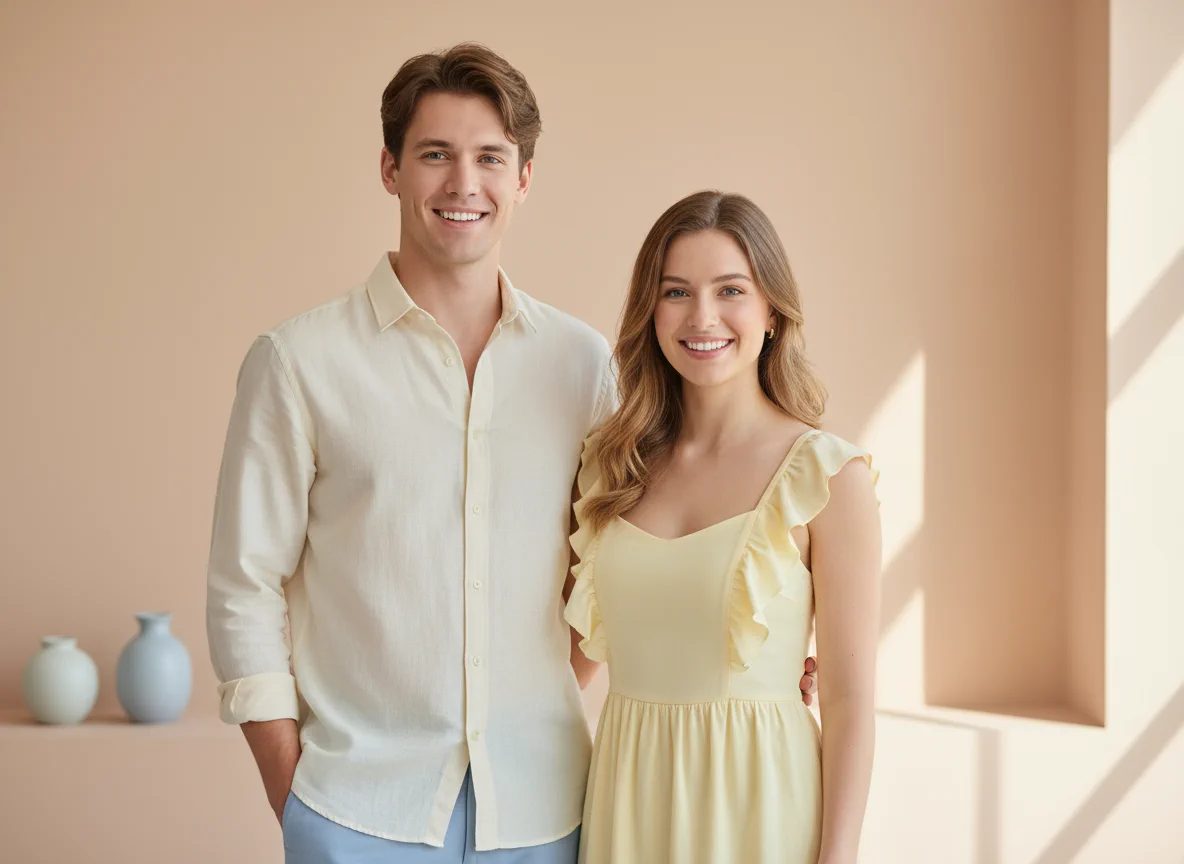 Family portrait transformed into impressionist painting - Before