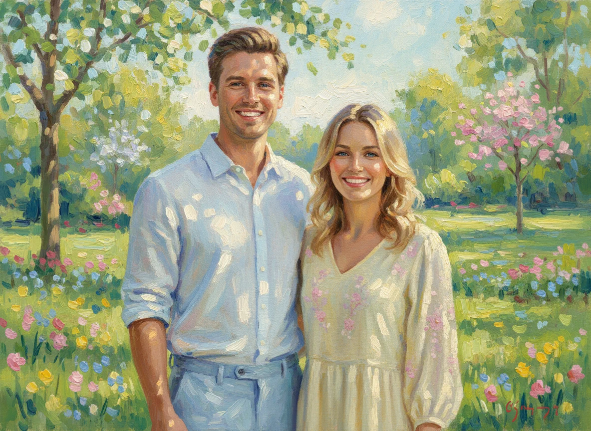 Personalized impressionist art print gift - After