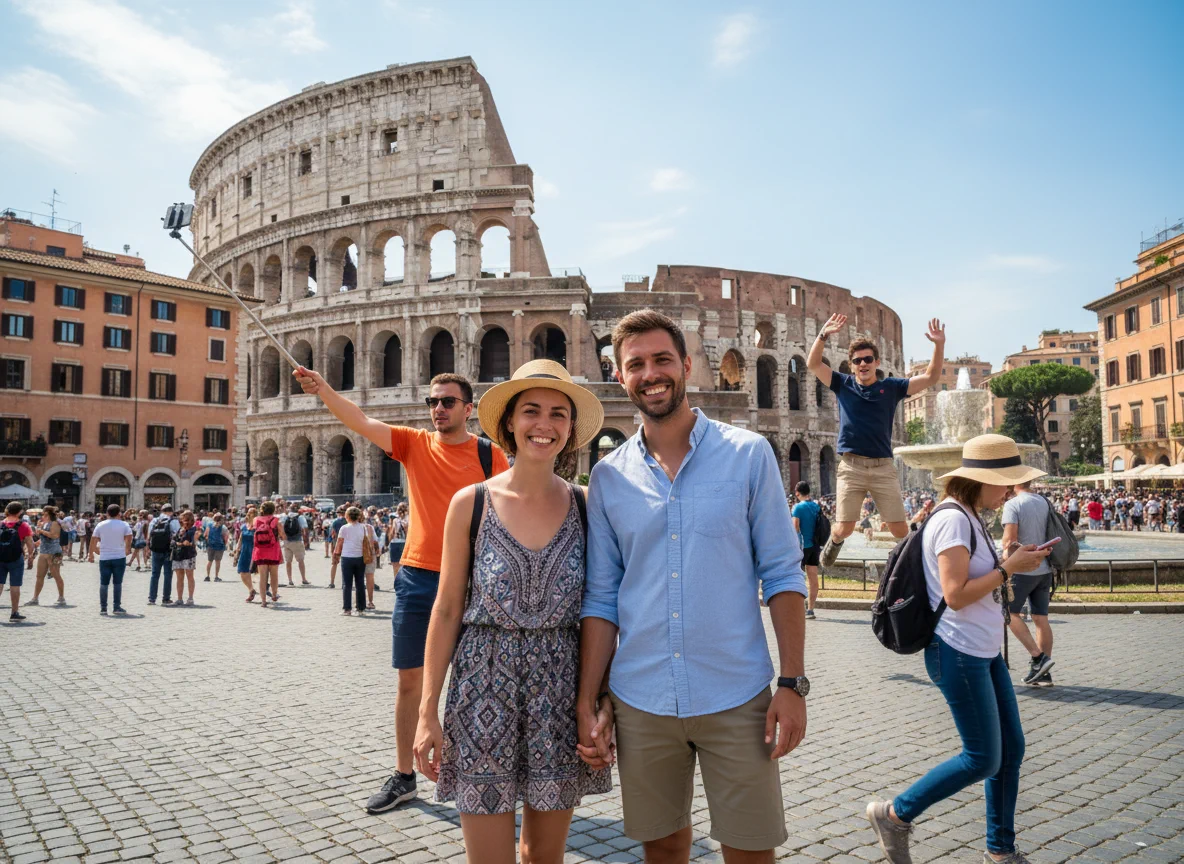 Remove photobombers from photos with magic eraser - Before