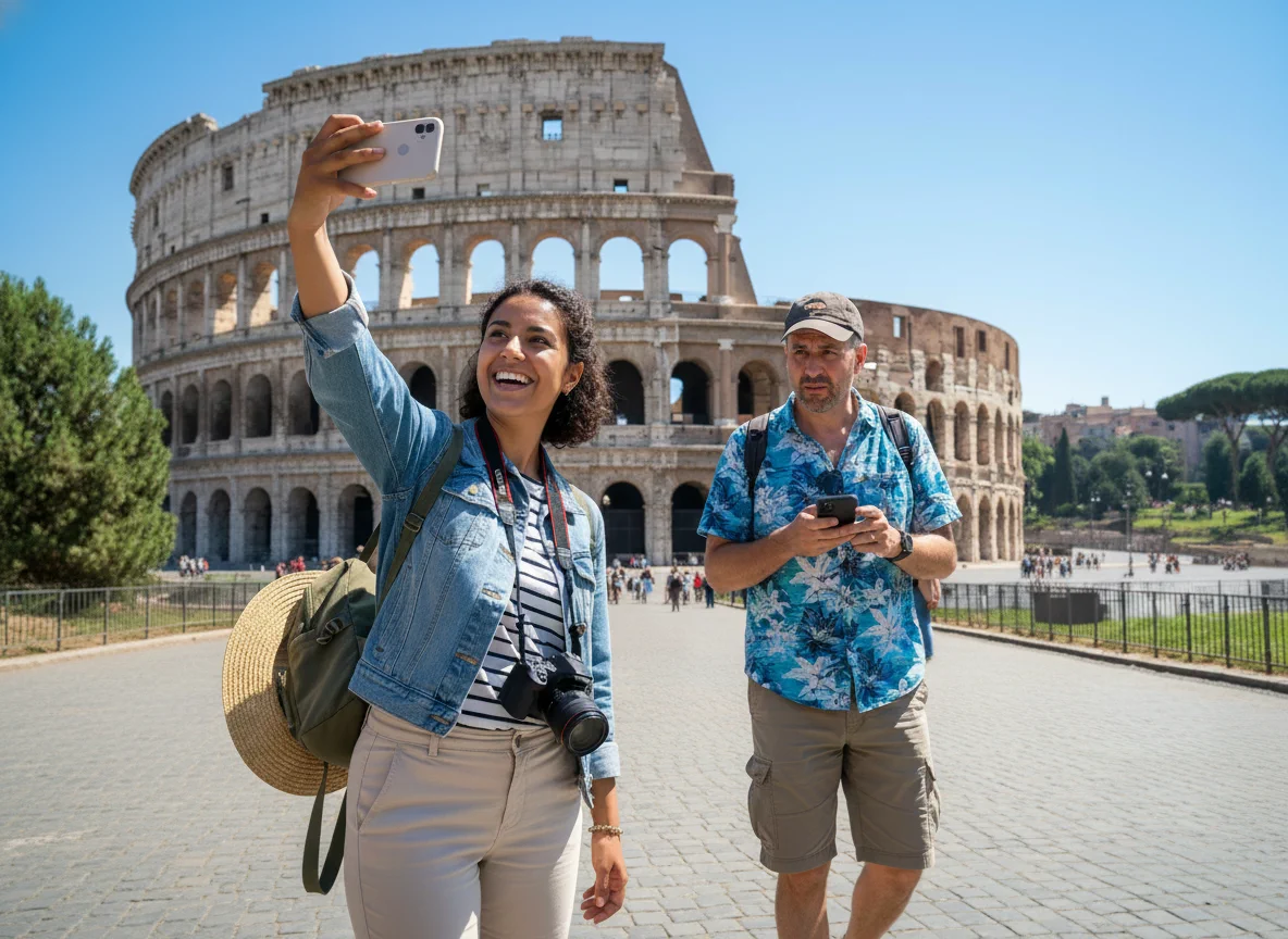 Clean travel photos by removing crowds - After