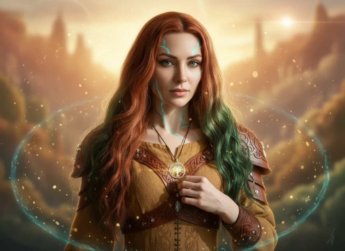 Photo in fantasy anime style - After