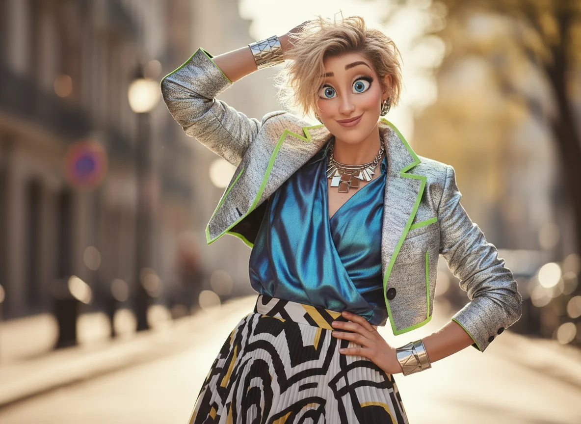 Transform 2D photos into 3D cartoon style - After