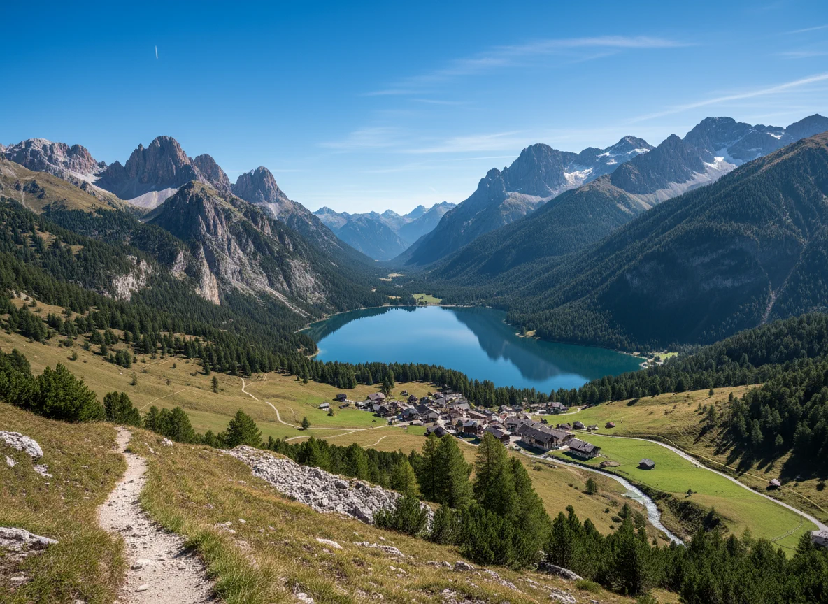 Individuelle Strichzeichnungen aus Landschaftsfotos erstellen - Before