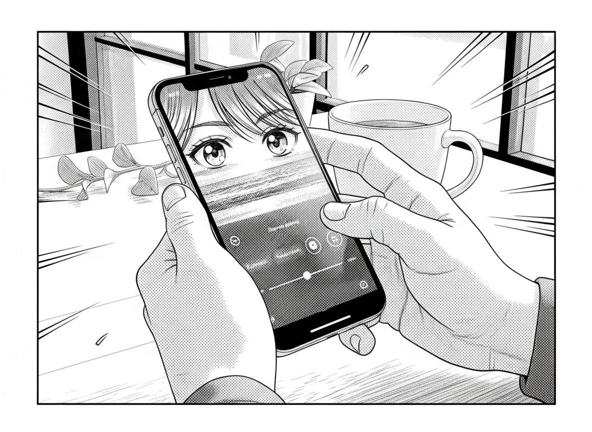 Mobilzugänglicher Foto zu Umriss Konverter - After