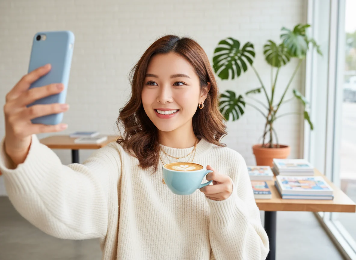 Erstellen Sie Line Art für Social-Media-Beiträge - Before