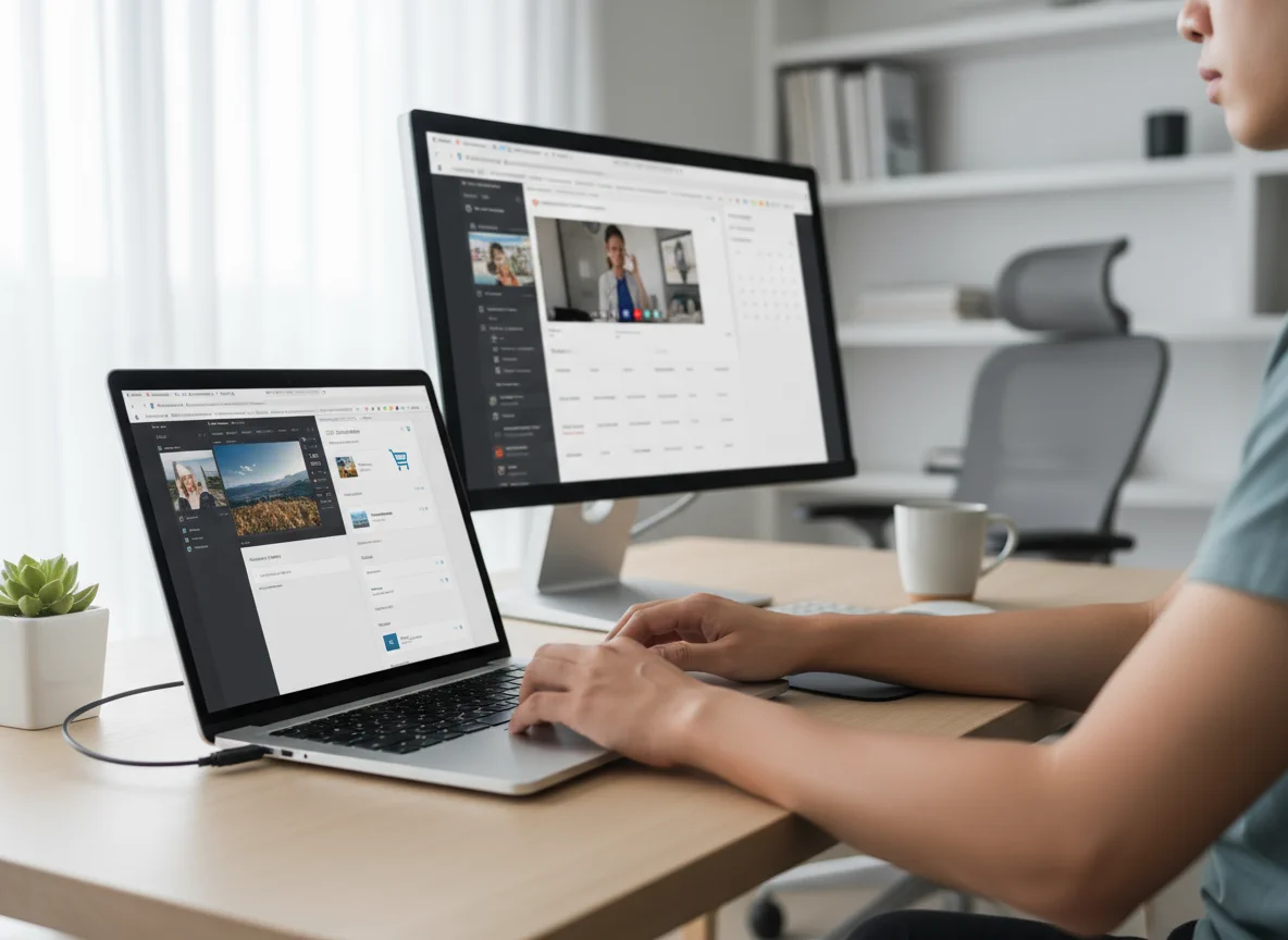 Online-Bequemlichkeit - keine Downloads erforderlich - Before