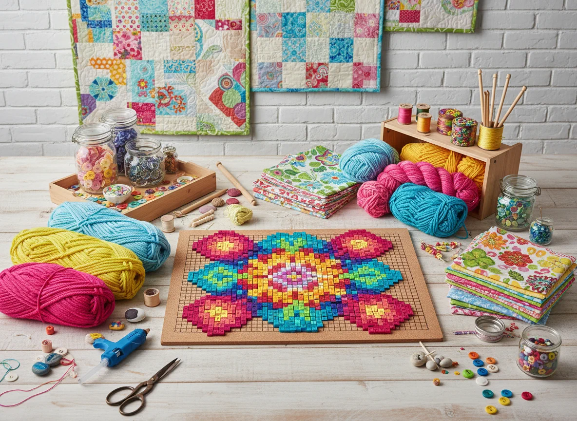 Pixel-Handwerkskunst und DIY-Projekte - Before